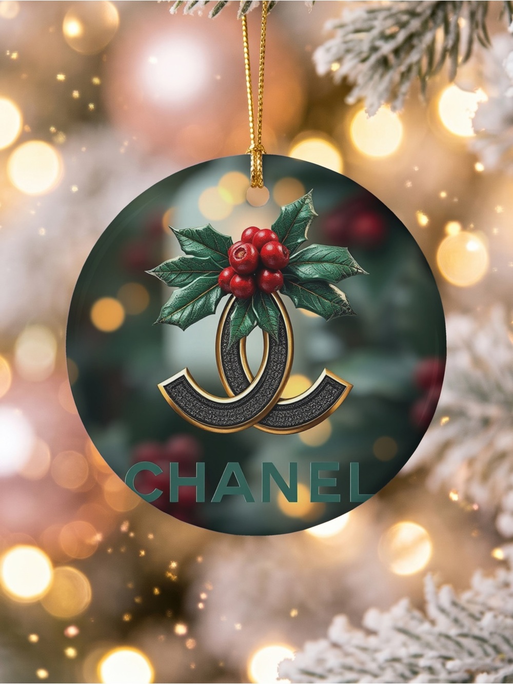 HANDMADE FASHION Ceramic Christmas Ornament
